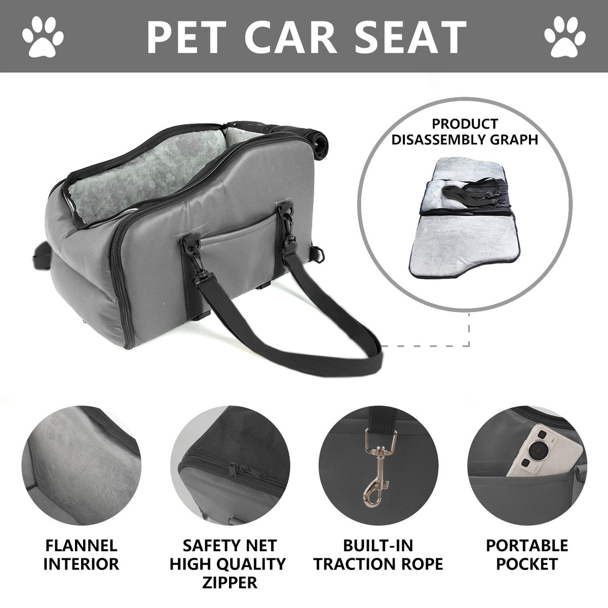 Binxy Boy Car Console Travel Bed
